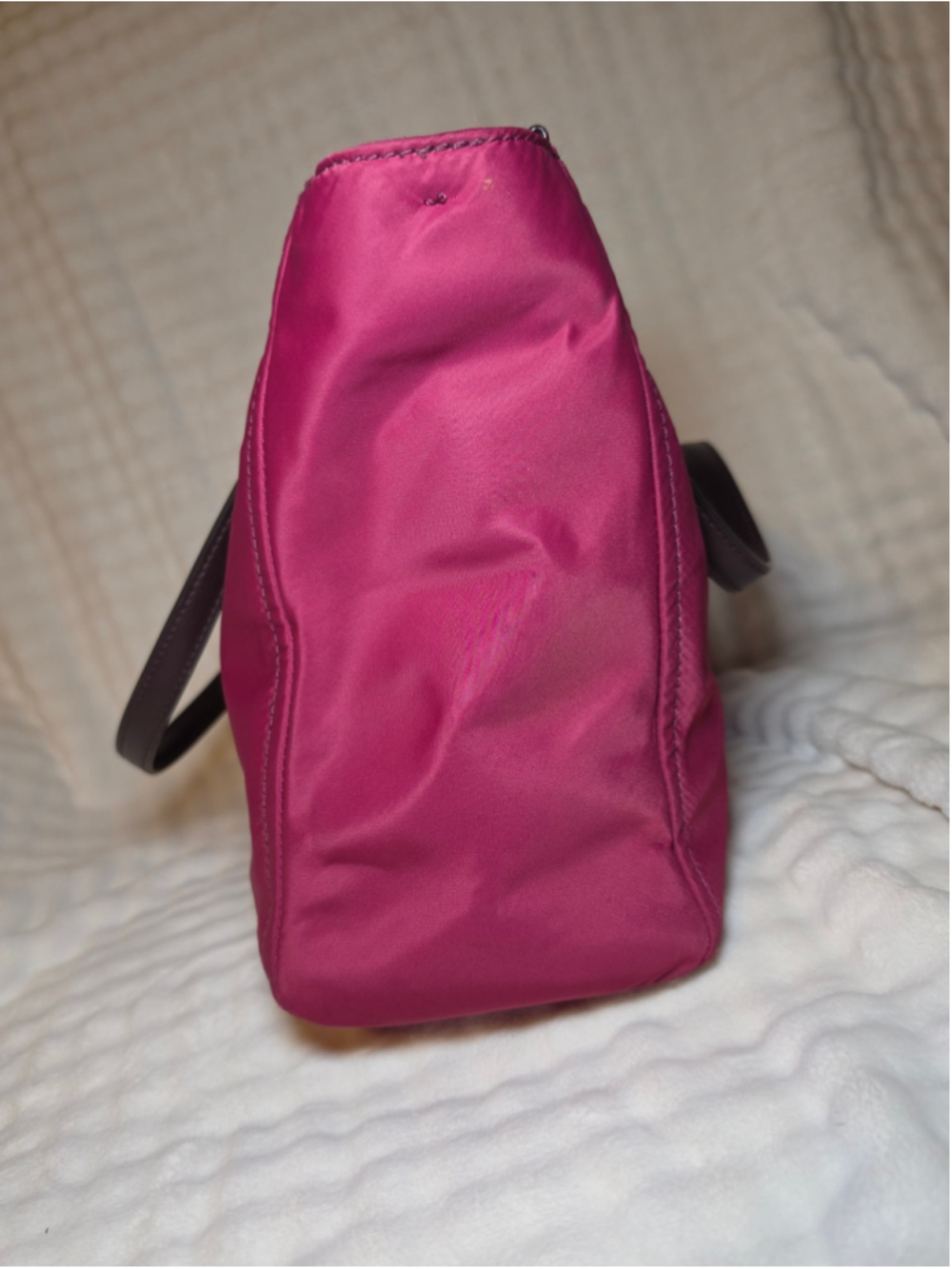 Kate Spade Nylon Shoulder Bag with optional Crossbody Strap
Burgundy and Black - Picture 5 of 12